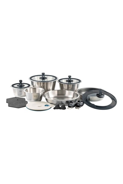 cookvision Stainless Steel Cookware Set 17 Pieces