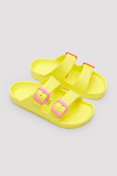 Penti Yellow Plassy Girl's Slippers
