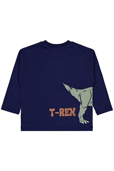 Civil Boys Back to Printed 2-5 Years Old Sweatshirt - Navy Blue 2-3 Years Old