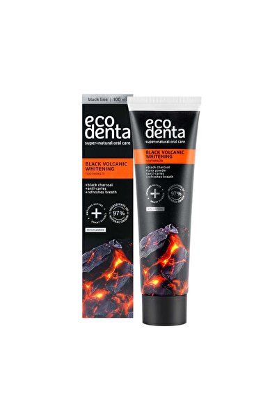 Ecodenta Whitening toothpaste, with volcanic rock minerals, Black Whitening, Ecodenta, 100 ml
