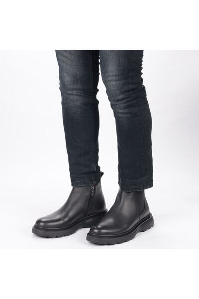 TwoEgoist Ανδρικές μπότες από γνήσιο δέρμα Eva Sole ελαφριά σχεδίαση