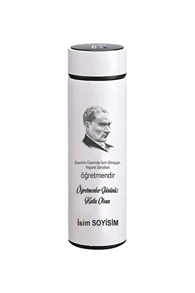 Hediyenza Öğretmenler Gününe Özel Hediyelik  Atatürk Özel Baskılı Dereceli Sı...
