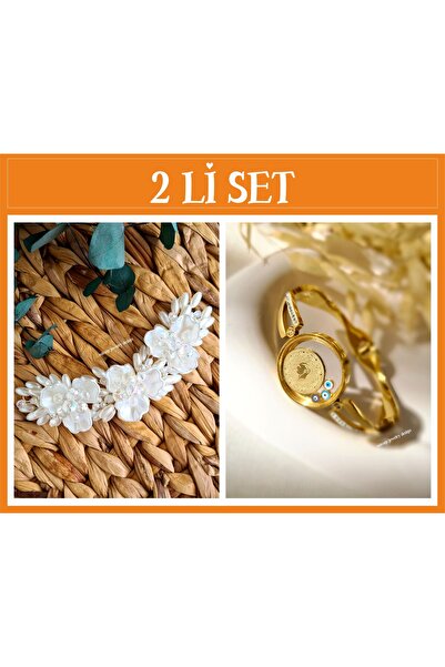 Mirage Design إسوارة فولاذية مصنوعة يدويًا للعروس مع تفاصيل ذهبية 09