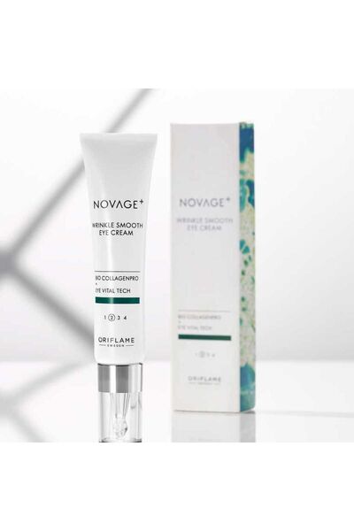 Oriflame Novage+ Wrinkle Smooth genç tutan Göz Kremi