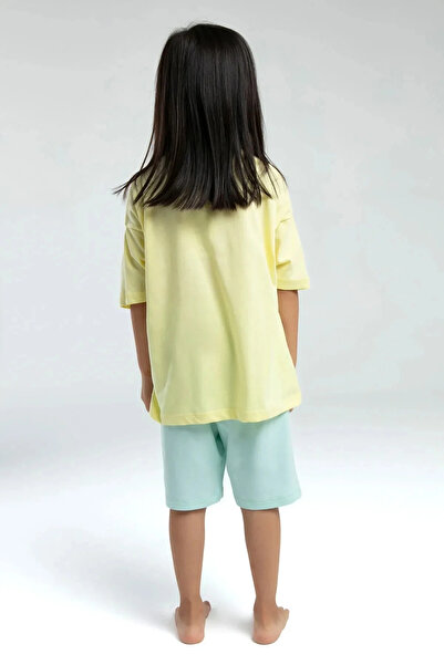 Rolypoly Girl's bermuda set - light yellow