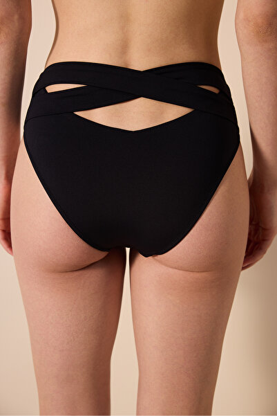 Penti Glory High Waist V Black Bikini Bottom