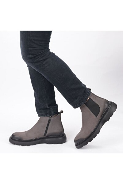 TwoEgoist Чоловічі черевики з натуральної нубукової шкіри з підошвою Eva, легкі