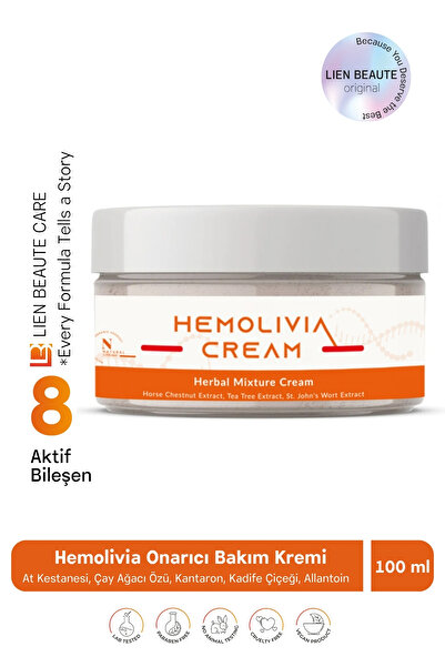 hemolivia Tahriş Kızarıklık Onarıcı Besleyici Bitkisel Hassas Cilt Bakım Kremi