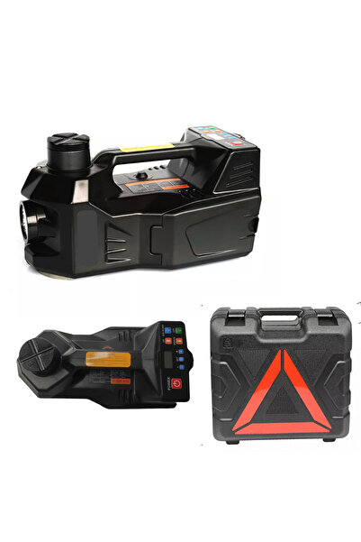 Gadgetry Electric Floor Car Jack, 5 Ton Hydraulic, with Tire Inflator Pump