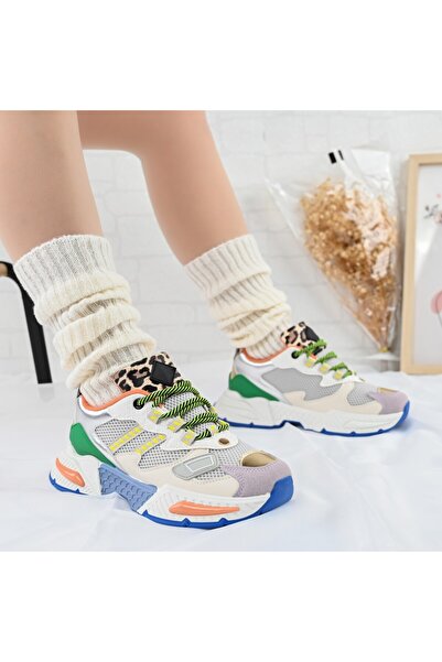 Tmall Women's Sports Shoes, With Mesh Inserts, D1394, Leopard