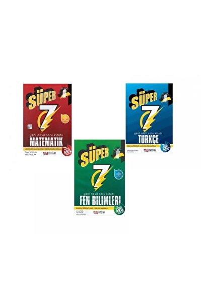 Nitelik Yayınları Nitelik Süper 7. Sınıf Soru Bankası Seti 3 Kitap