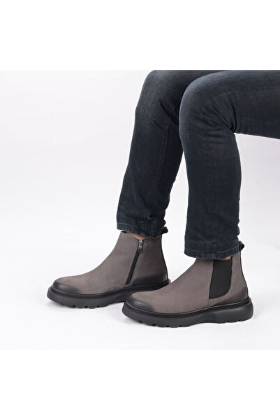 TwoEgoist Чоловічі черевики з натуральної нубукової шкіри з підошвою Eva, легкі