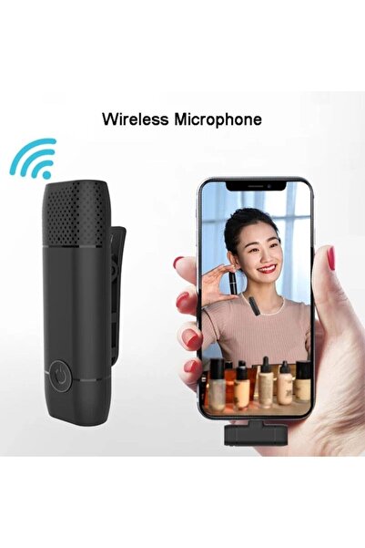BASİAS Tiktok Youtuber Kablosuz Yaka Mikrofonu Iphone Lightning Girişli