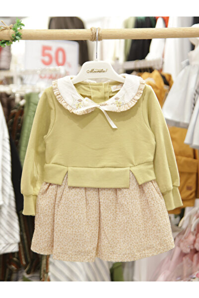 Moonstar Girl's Dress 9-24 Months 52035 Mustard