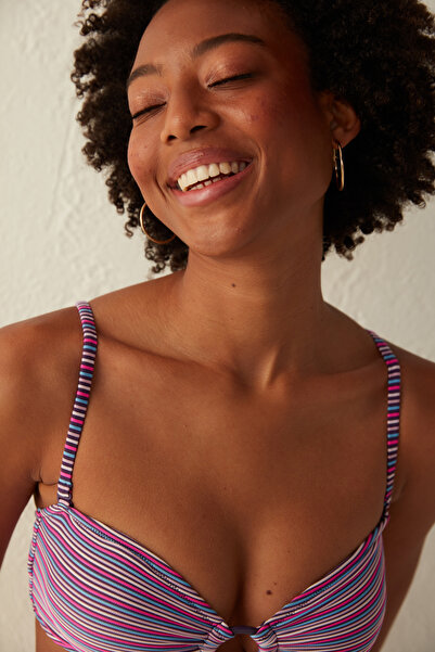 Penti Paloma Strapless Bikini Top - Multicolored Striped