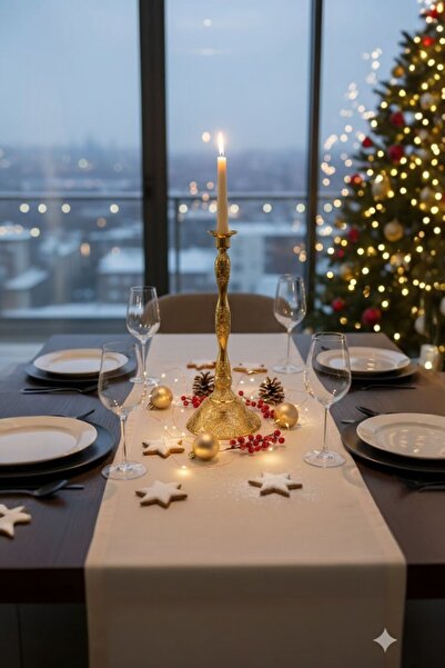 ArnaBella Tekli Döküm Zamak Dekoratif Şamdan Mumluk Büyük Boy Dekorasyon Obje...