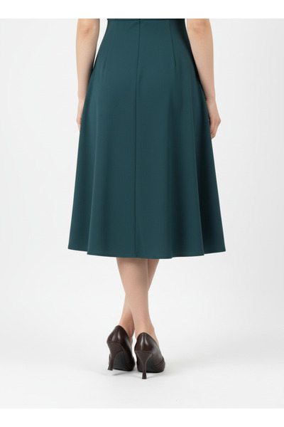 Catelyn Women's Brown Textured Patent Leather Knitted Pointed Toe Stiletto High Thin Heeled Shoes - 9 cm