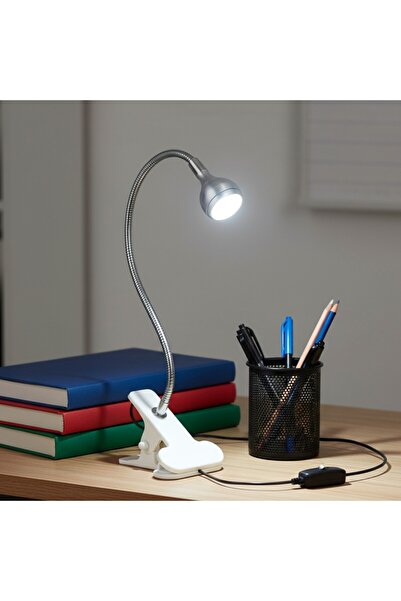 nelerbulurum Beyaz Işıklı 1.5 Metre Kablolu Ayarlanabilir Klips Ve Başlıklı U...