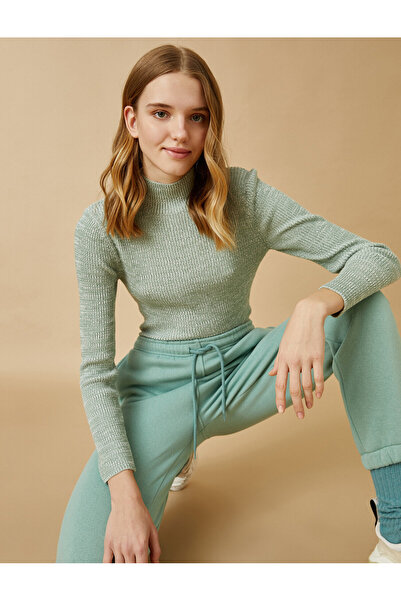 Koton Design de pulover de tricotaje cu guler