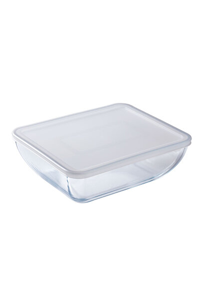 Pyrex Rectangular Storage Container with Lid 4 L