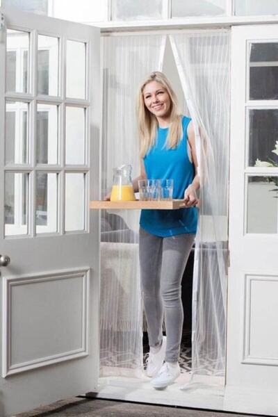 Genel Markalar Mıknatıslı Kapı Sinekliği 105x210 Cm Cırt Bantlı Sineklik Tülü...