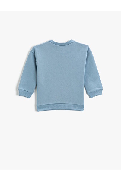 Koton Potištěná mikina Crew Neck Cotton