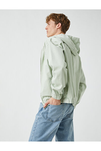 Koton Džínový kabát s kapucí