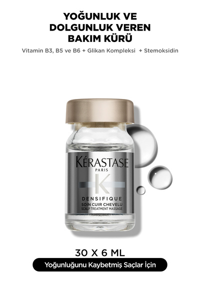 Kerastase Densifique Cure Densifique Yoğunluk Ve Dolgunluk Veren Bakım Kürü 6mlx30 6ml*30 6ml*30