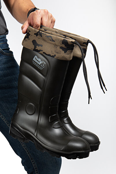 Polly Boot O4 Short Cuff 31 Cm 100% Waterproof Toe Unprotected Polyurethane Boots with Orthopedic Insoles