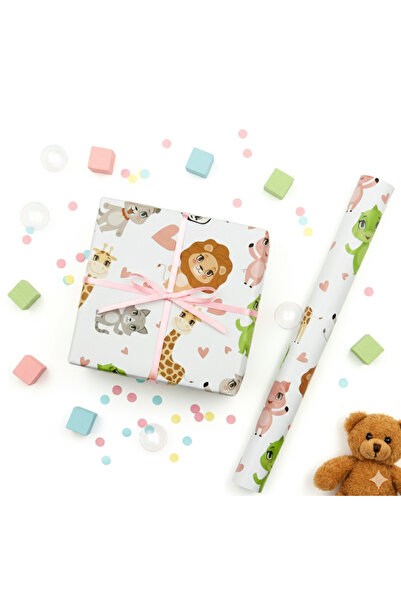 repro design مجموعة من ورق تغليف الهدايا مقاس 70×100 (الموديل-1) مكونة من قطعتين، حافظة للكتب، مشاريع مدرسية، مناسبة للمناسبات الخاصة