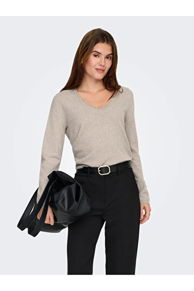 ONLY ONLLOYAL LS V-NECK PULLO KNT NOOS