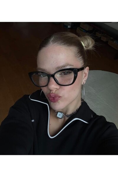 MONAL Cateye Blueblock 56 Ekartman Gözlerinizi Korur Ve Dinlendirir Dereceli Cam Takılabilir