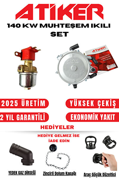 ATİKER 140 KW MUHTEŞEM 2 Lİ SET REGÜLATÖR BEYİN 2025 ÜRETİM (HEDİYELİ)