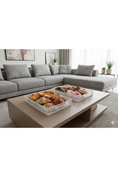 Generic A set of versatile serving trays with a sophisticated and elegant design.