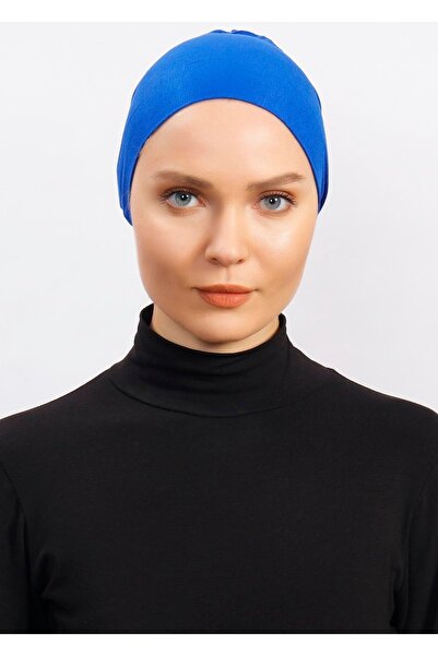 Ecardin غطاء رأس إسلامي كبير الحجم بدون خياطة من الليكرا مقاس كبير XL - ST226 Saks