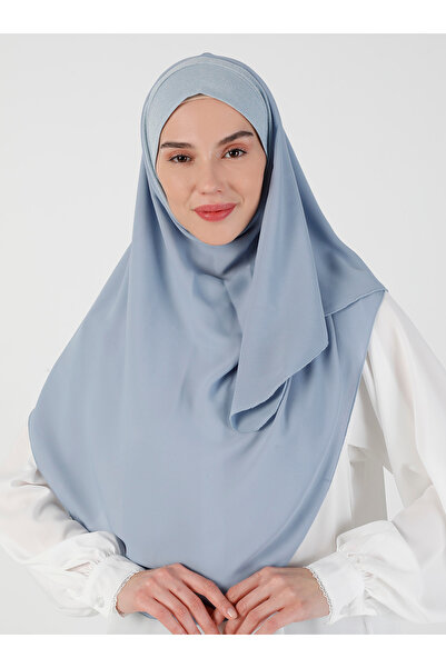 Ecardin Bebe Mavisi Simli Креп Шаль - Rahat Kesim - St 098