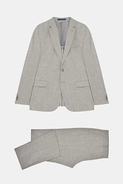 W Collection Gray Buttoned Suit