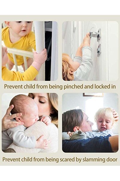 fulina Door Finger Guard, Child Finger Pinch Guard Self Rotating Proof Door Finger Pinch Guard Door Stopper