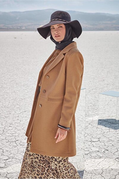 Alvina KRUVAZE КОМИР З ДЕТАЛЯМИ ГУДЗИКА, КАШЕ ПАЛЬТО 90042