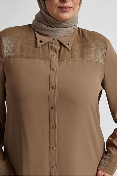 Alvina Linen Effect Large Size Tunic 20745