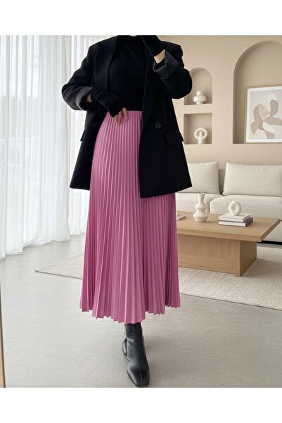 Modamorfo Fustă elastică cu talie plisată