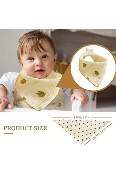 Best Ladies 5-pack of cute cotton newborn baby bibs