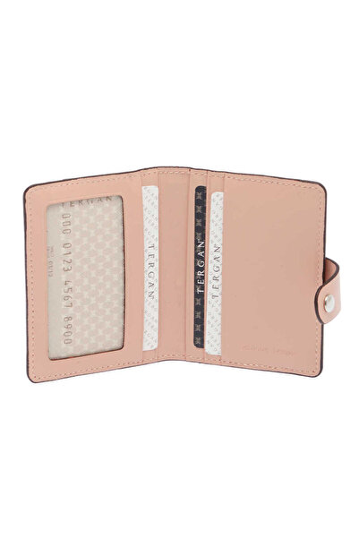 Tergan Powder Genuine Leather Unisex Credit Card Holder - S1Kk00001653-T40