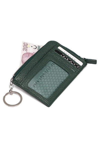 Tergan Green Genuine Leather Unisex Credit Card Holder - S1Kk00000265-I5T