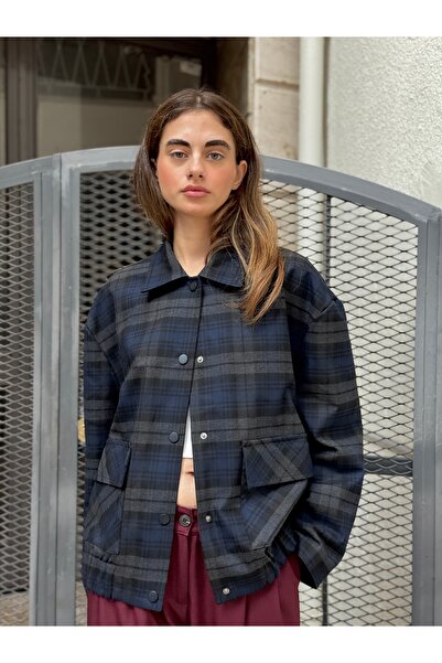 Retrobird Дизайн Бруклінський бомбер-куртка жіноча синя