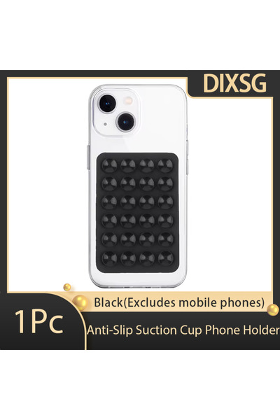 Choice حامل هاتف سيليكون بلون الحلوى الأسود - غير قابل للانزلاق، لالتقاط صور السيلفي ومقاطع الفيديو