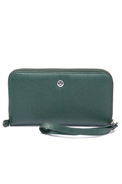 Tergan Green Genuine Leather Women's Wallet - S1Cb00005734-I5T