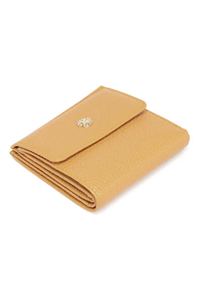 Tergan Yellow Genuine Leather Women's Wallet - S1Cb00005627-H28