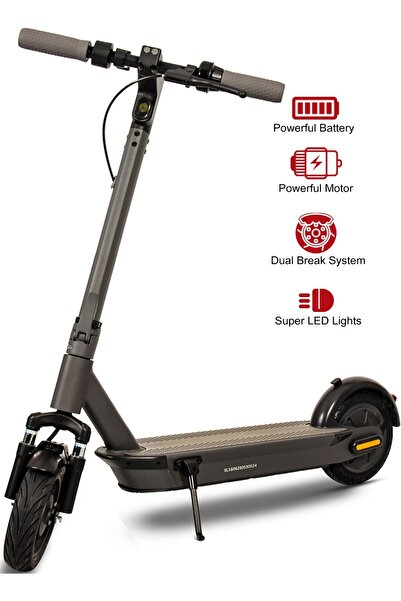 SKY LAND Electric Scooter EM-1606-B with Suspension, Waterproof Battery, 3 Sp...