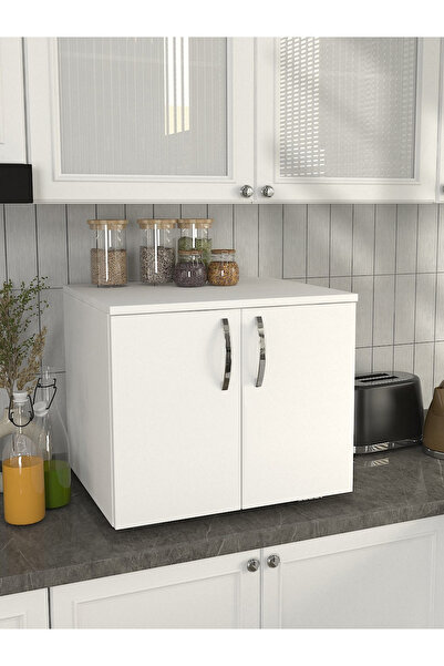 dorpek Lennon Çok Amaçlı Dolap Mutfak Dolabı Banyo Dolabı Beyaz